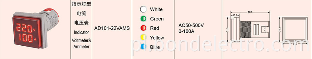 AD101-22 VAMS Voltmeter Ammeter-DATA